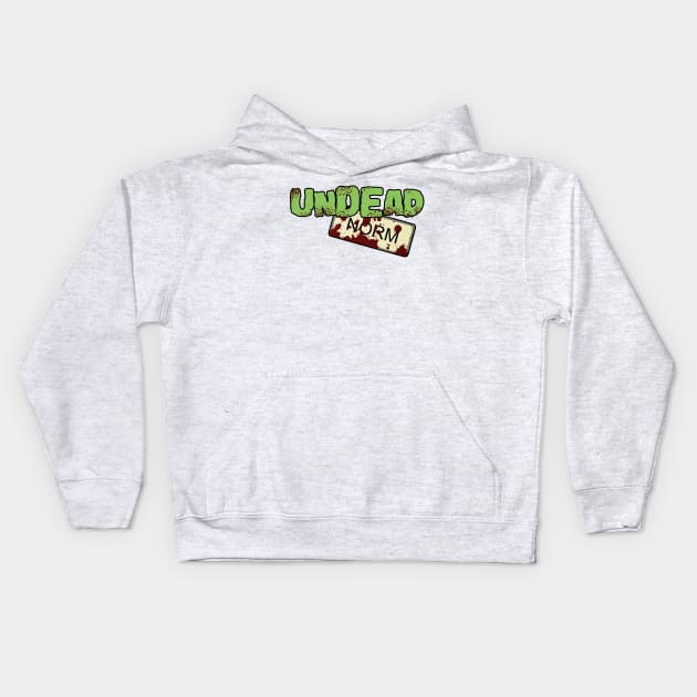 Undead Norm Logo Kids Hoodie by StineBrunson